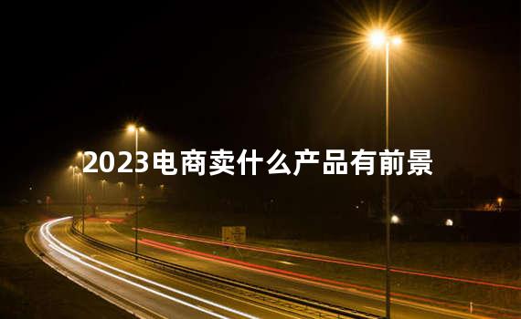 2023电商卖什么产品有前景