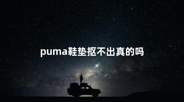puma鞋垫抠不出真的吗