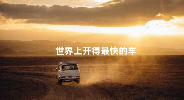 世界上开得最快的车