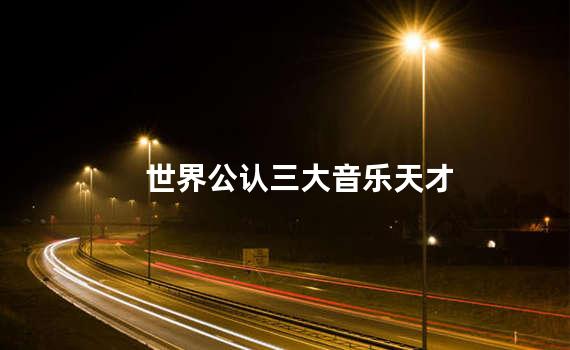 世界公认三大音乐天才