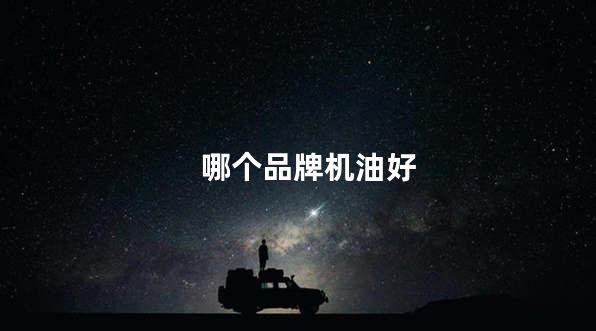 哪个品牌机油好