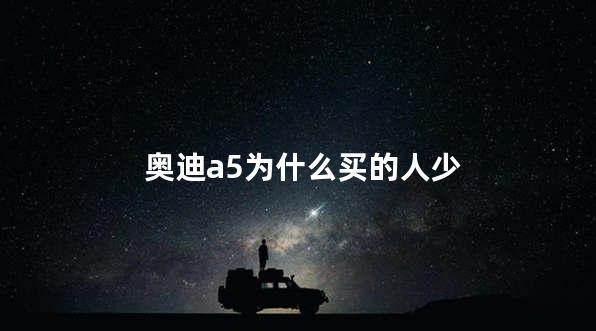 奥迪a5为什么买的人少