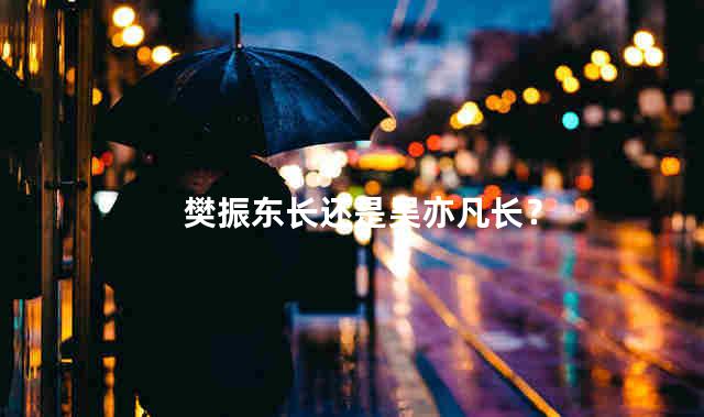 樊振东长还是吴亦凡长？