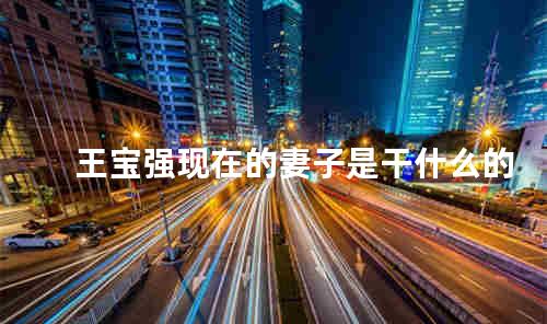 王宝强现在的妻子是干什么的