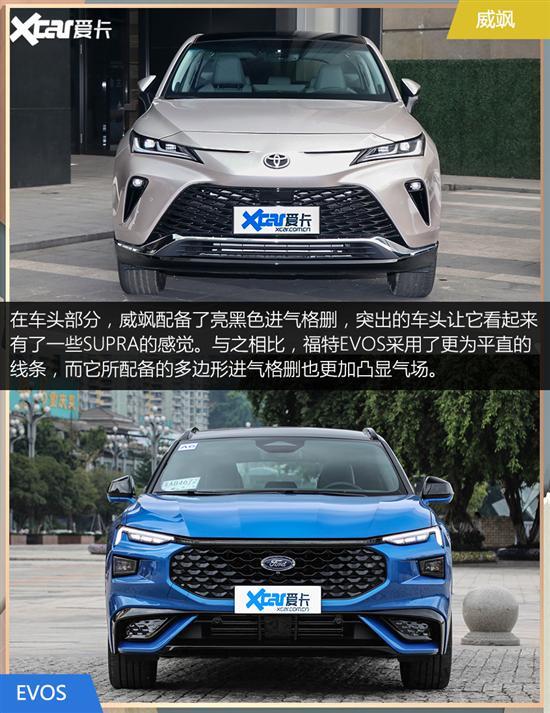 丰田威飒对比福特EVOS 年轻人会选择谁