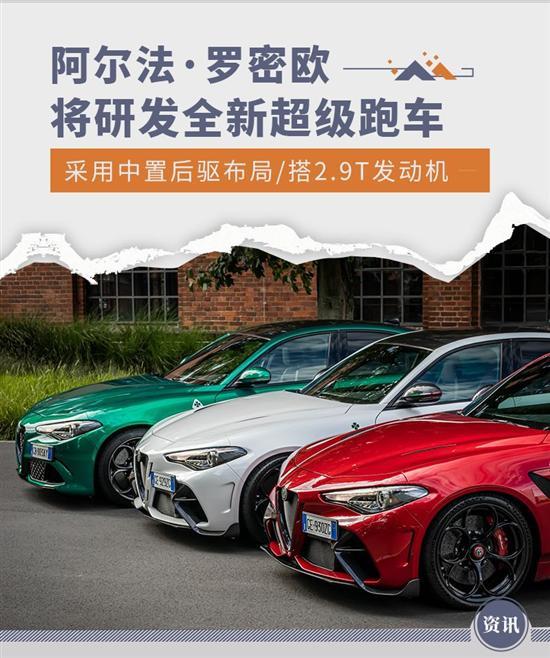 中置后驱 阿尔法·罗密欧将推全新超级跑车